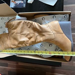 Journey and Crew over the knee wedge boots